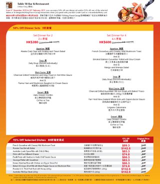 Table 18 Bar & Restaurant(觀塘)