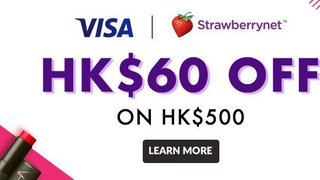 Strawberrynet 折扣 全單港幣$60 即減 優惠